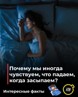 Почему мы испытываем ощущение падения при засыпании?