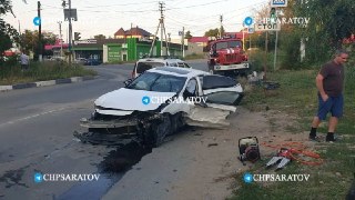 Два пострадавших в ДТП с Lexus и Lada в Вольске